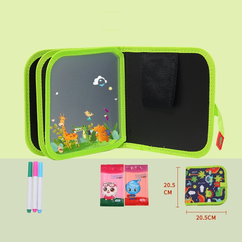 Children's Portable Drawing Graffiti Double-sided Drawing Pad Watercolor