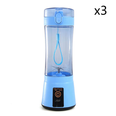 Portable Electric Fruit Juicer Wireless USB Rechargeable Mini Mixer Multifunction Summer Smoothie Blender Machine Kitchen Supplies